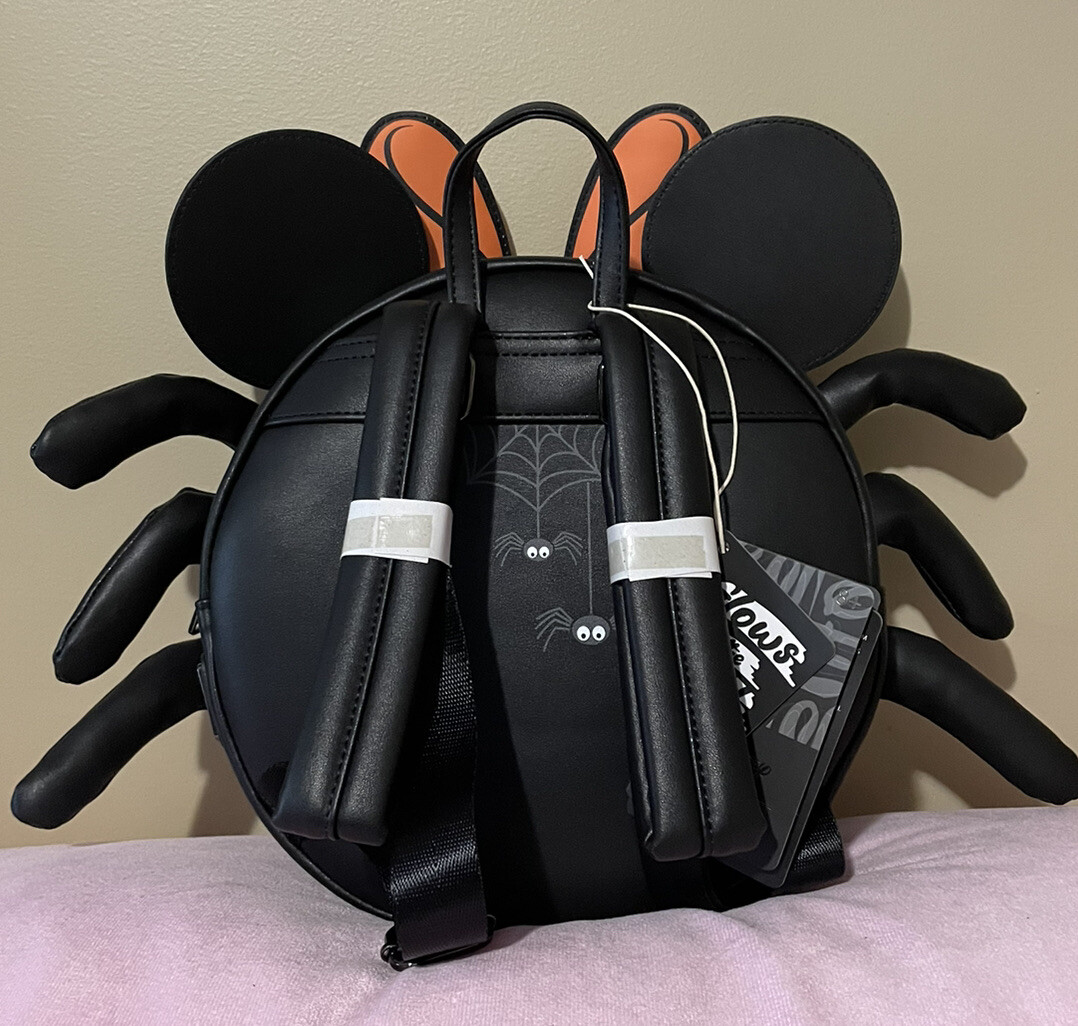 3 Day Sale! LOUNGEFLY Minnie Mouse Spider Mini Backpack New