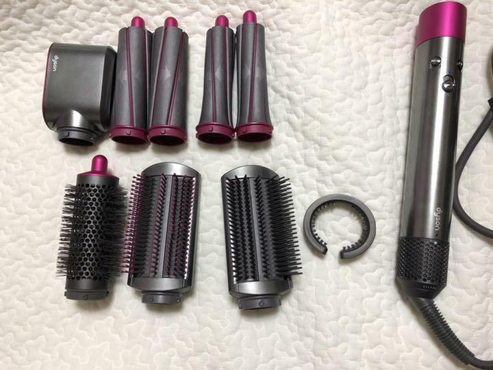 Dyson Airwrap Complete Hair Styler Set Iron Nickel Fuchsia Dyson Airwrap Complete Hair Styler Set Iron Nickel Fuchsia