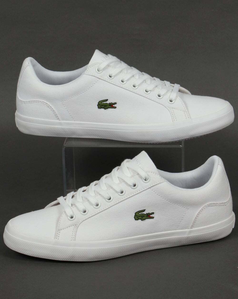 lacoste lerond leather trainers