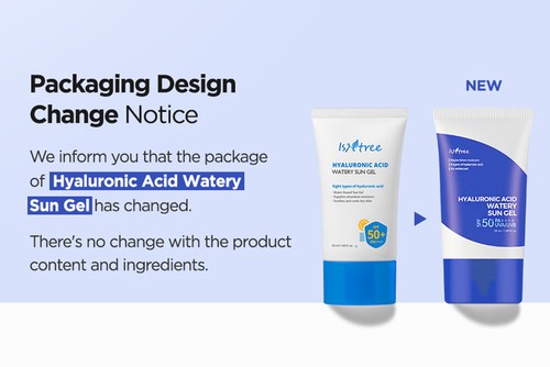 Isntree Ácido Hialurónico Agua Gel Solar Hidratante Enfriamiento Protector Solar 50 ml - Imagen 3 de 10