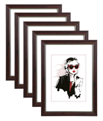 3er 5er Set Kunststoffrahmen Klarglas Bilderrahmen Frame Foto Collage Portraitra