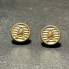 *NEW* Naval Trek Commendation Pip - Delta Star Style **FREE U.S. SHIPPING**