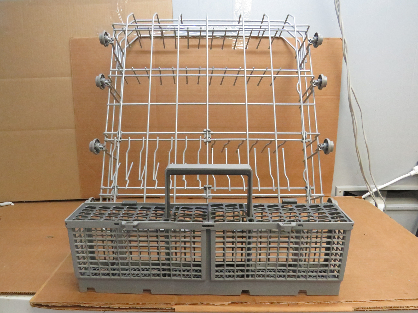 LG Dishwasher Lower Rack + Silverware Basket Part AHB73249104