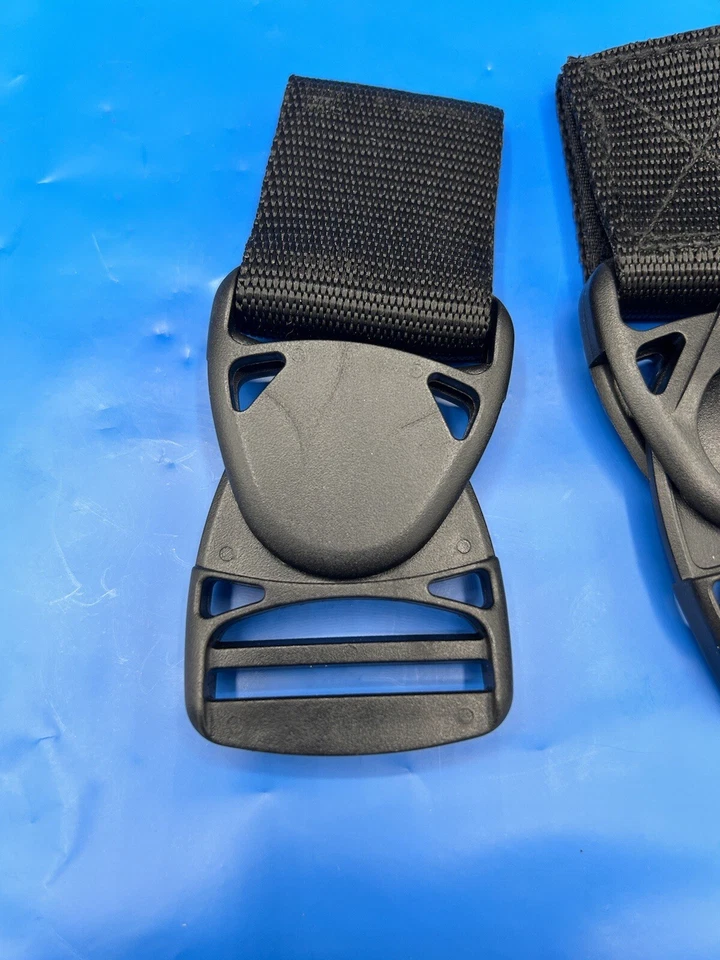 BLACKHAWK Serpa CQC Holster drop leg Belt Clips - Black Hook & Loop Replacement - Image 3 of 4