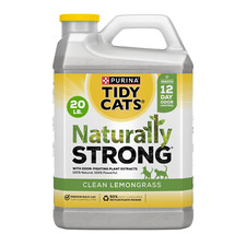 Purina Naturally Strong Clumping Cat Litter, Low Dust, Odor Control,