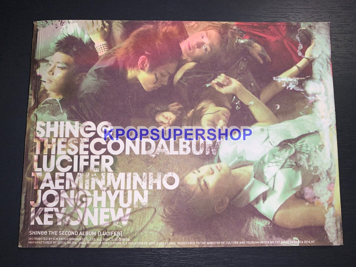 SHINee 2nd Album Lucifer Type A CD Photobook No Photocard Good