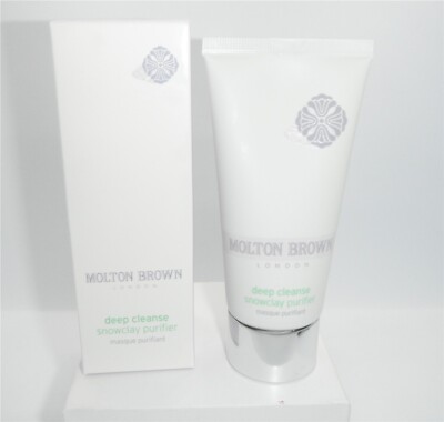 Molton Brown Deep Cleanse Snowclay Purifyer Mask Masque 2.5oz Nib