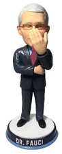 Dr. Anthony Fauci Face Palm Facepalm Red Tie Bobblehead