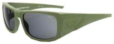 Black Flys Armored Fly Sunglasses - Matte Olive - Smoke Lenses