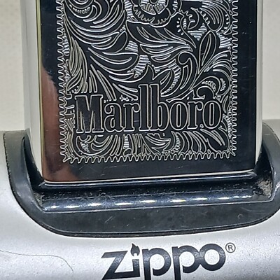 ZIPPO LIGHTER MARLBORO VENETIAN VINTAGE XIII/1997 CHROME | eBay