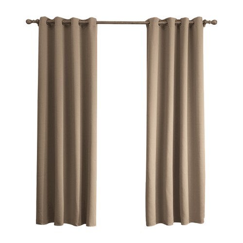Cortinas oscuras paneles de cortina de ventana con aislamiento térmico para exteriores con ojal - Imagen 111 de 119