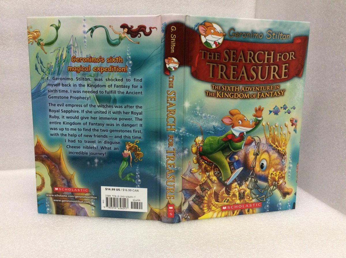 The Search for Treasure by Geronimo Stilton (2014, Hardcover) Very