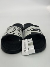 Lacoste Slides Men Size Us 8 Color Black And White