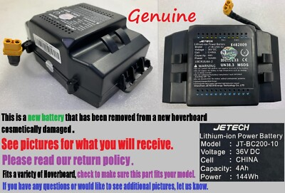 #ad JETECH Lithium ion Power Battery 36V JT BC200 10 4Ah 144Wh 🔴ORIGINAL $89.95