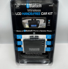 VR3 VRBT200V Bluetooth Wireless LCD Hands-Free Car Kit In Black