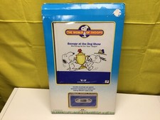 New Talking Snoopy Book/tape "Snoopy, at the Dog Show  1986 WOW