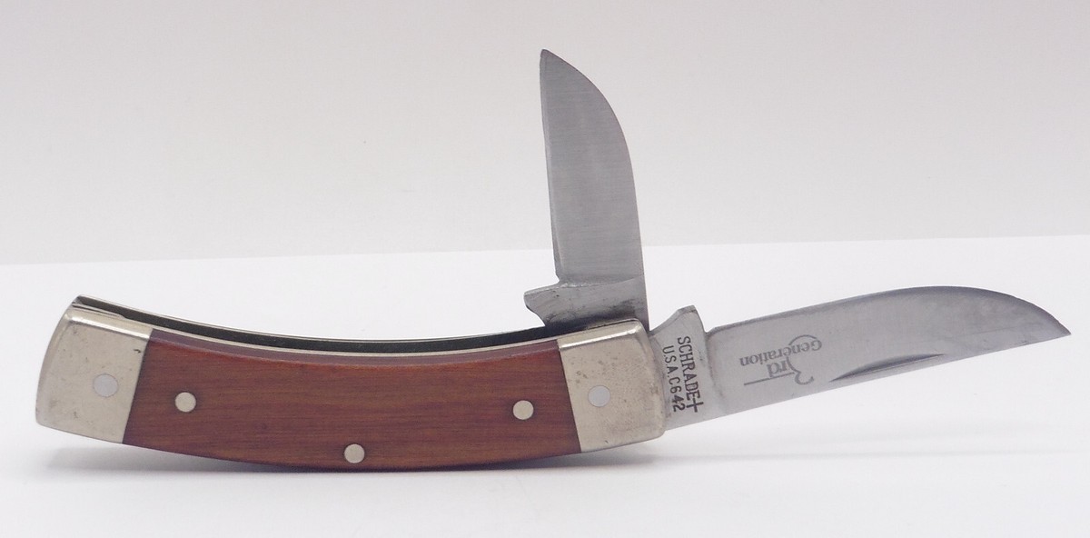 コバエシャッター・タイニー 新品２４個・中古１１個、スタックエス中古２個 Vintage Schrade 3rd Generation Pocket Knife USA C642 | eBay