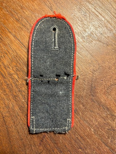 German WWII Luftwaffe Flak shoulder board enlisted man (late war issue: 1944-45)
