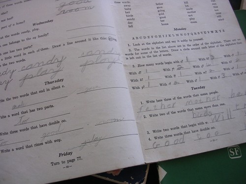 #A Vintage 1930-40's Scott Foresman 5 Primer School Reading Workbooks - 第 3/5 張圖片