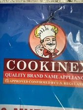 Cookinex Mini 7 Cupcake & Muffin Maker Nonstick Round Red New In Box