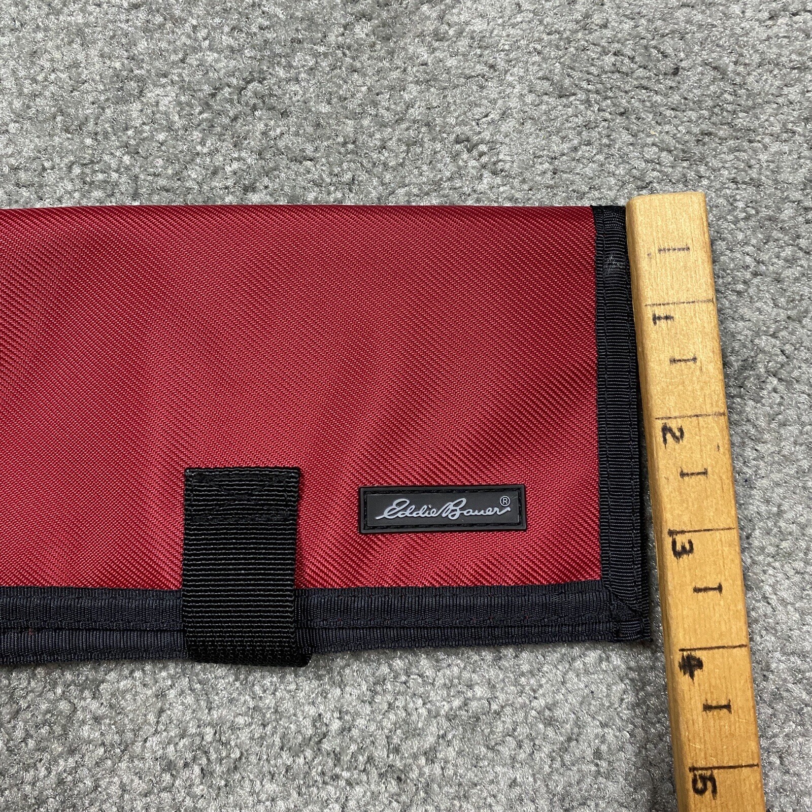 Vintage Eddie Bauer Nylon Travel Wallet Large Bifold … Gem