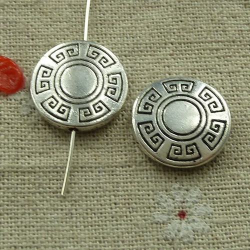 Envío Gratuito 40 piezas Plata Tibetana Bonitas Cuentas Espaciadoras 18mm L-2659 - Imagen 2 de 4