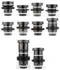 10x CANON FD / FL 19 28 35 50 55 58 85 100 135 200 lens set / CINE-MODDED