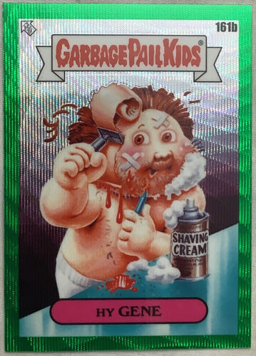 Topps Chrome Garbage Pail Kids Series 4 GPK  161B  158/299 GREEN WAVE REFRACTOR - Picture 1 of 1