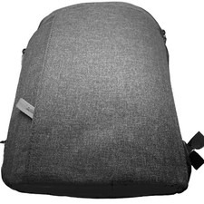 Small School Hiking Backpack Heather Black 13"x9"x 5" Detachable Waist Strap New