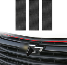 3Pcs Vinyl Bowtie Logo Wrap Stickers for Chevy 11.8" X 4" Car Emblem Logo Overla