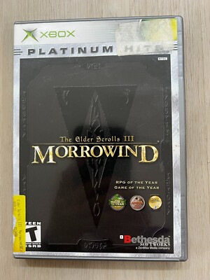 The Elder Scrolls III: Morrowind (Platinum Hits Edition) (Microsoft Xbox, 2002)