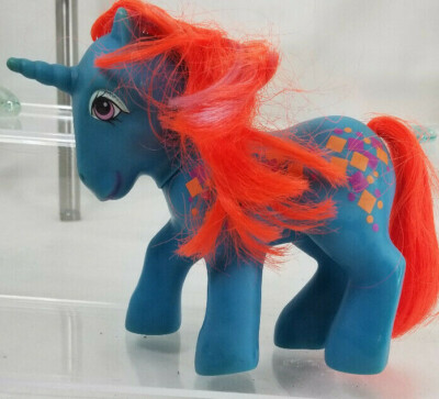 1985 Hasbro My Little Pony G1 TUNEFUL Rockin Beat Blue Unicorn  MINTY CLEAN