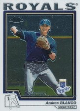 Andres Blanco 2004 Topps Chrome Traded & Rookies #T114 Royals Baseball Card