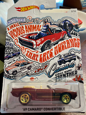 2018 HOT WHEELS 50TH ANNIVERSARY CAMARO SERIES 69