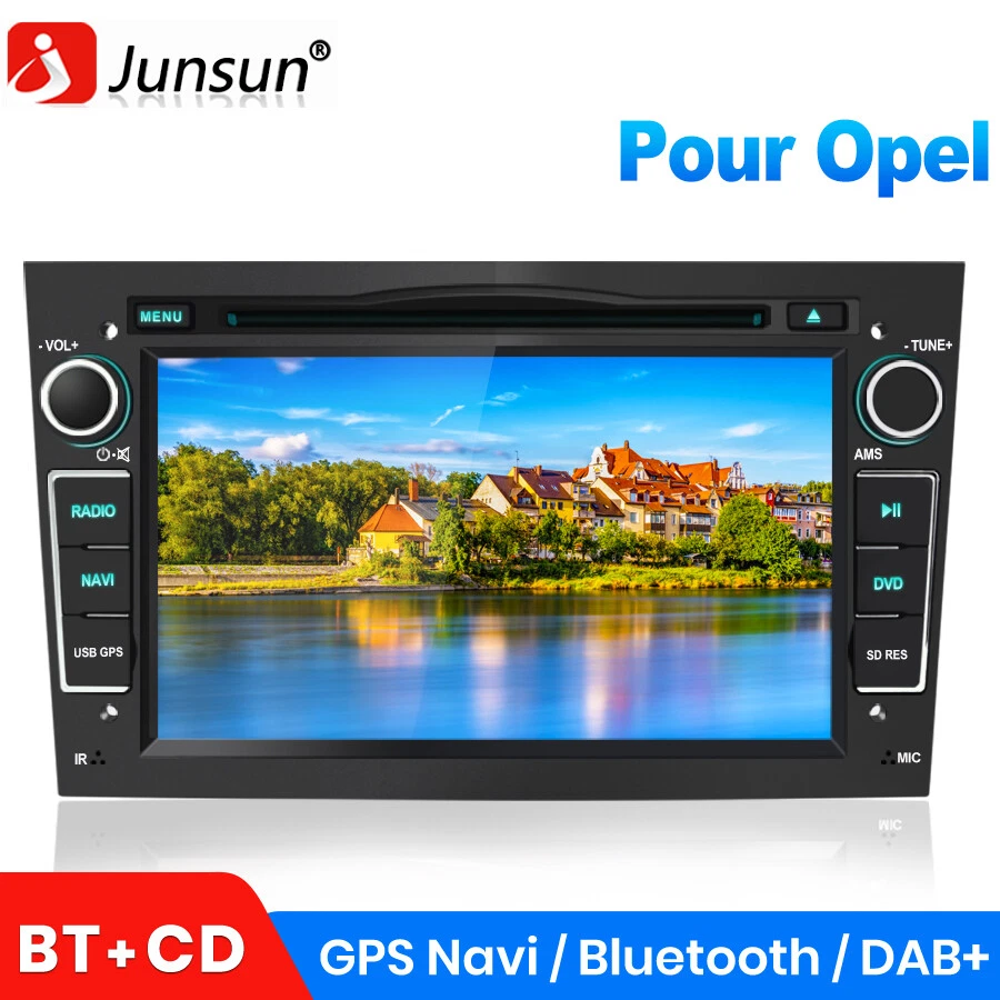 Junsun 7 2Din Autoradio GPS Navigation DVD DAB+ Pour Opel Vectra