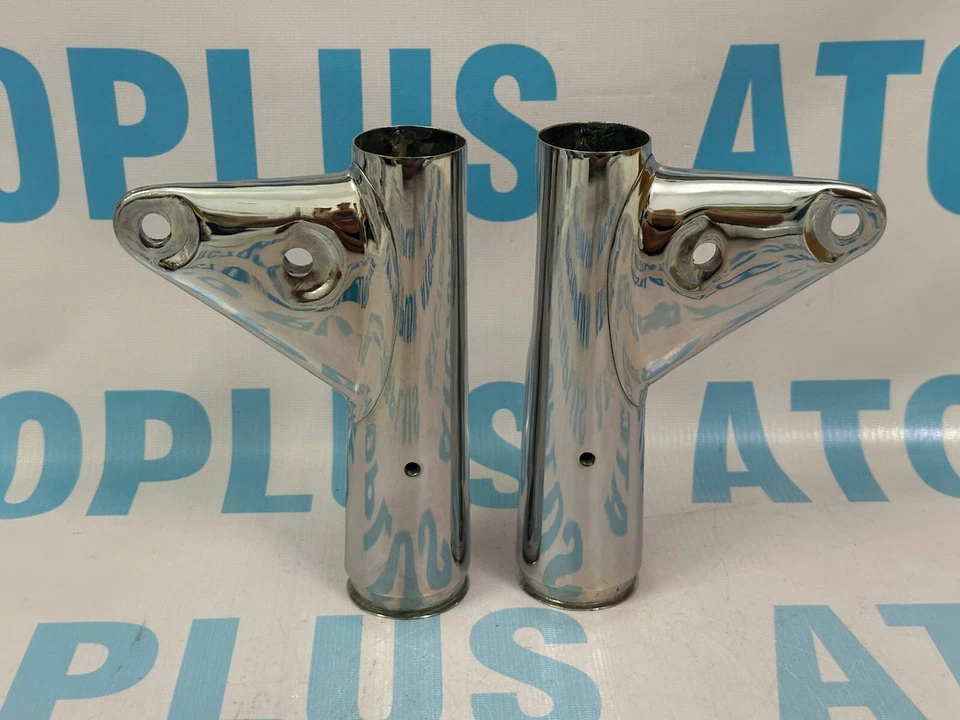 1973 Honda CB350 CB 350 Twin Front Fork Ears Cover, CB350G Headlight Stay Holder - Imagem 3 de 4