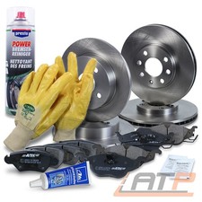 BREMSSCHEIBEN + BREMSBELÄGE BREMSKLÖTZE VORNE + HINTEN FÜR OPEL ASTRA G