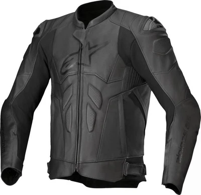 Alpinestars Dusk Motorrad Lederjacke schwarz - Bild 1 von 2