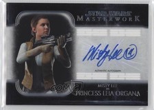 2020 Topps Star Wars Masterwork Misty Lee as Princess Leia Organa #A-ML Auto 5l1