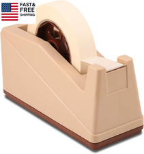 Desktop Tape Dispenser Holder with Large 3 Inch Core for Masking Tape, Heat Tra