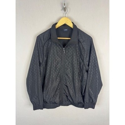 Joop! Mens JJ-26Shawn Black Monogram Zip Up Track Jacket Size S 10014859