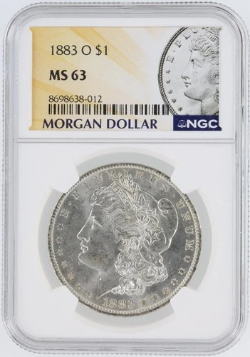 1883-O Morgan Silver Dollar NGC MS63 S$1 New Orleans Minted No Reserve
