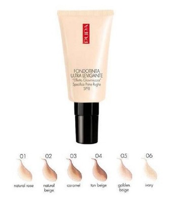 Pupa Ultra Smoothing Foundation Natural Beige 02, SPF 8, 35 ml