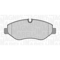 Magneti Marelli BremsbelÄGe Vorne Passend FüR Mercedes EQV Marco Sprinter V-KLAS