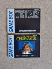 ebay® Auktion 198510928441 | Gameboy Anleitung für Tetris & The New Chessmaster Thumbnail of ebay® auction 198510928441 | Gameboy Anleitung für Tetris & The New Chessmaster