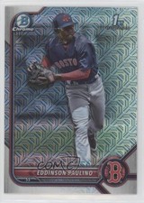 2022 Bowman Chrome Prospects Mega Box Mojo Refractor Eddinson Paulino 0zw1