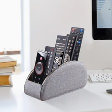Remote Control Holder Organizer Desk Storage Stand TV Media Makeup Brush Holder