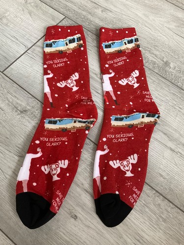 NATIONAL LAMPOONS VACACIONES DE NAVIDAD CALCETINES PARA HOMBRE..BN..CLARKE GRISWOLD - Imagen 6 de 9