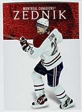 2003-04 TOPPS PRISTINE #19 RICHARD ZEDNIK Montreal Canadiens Hockey Card