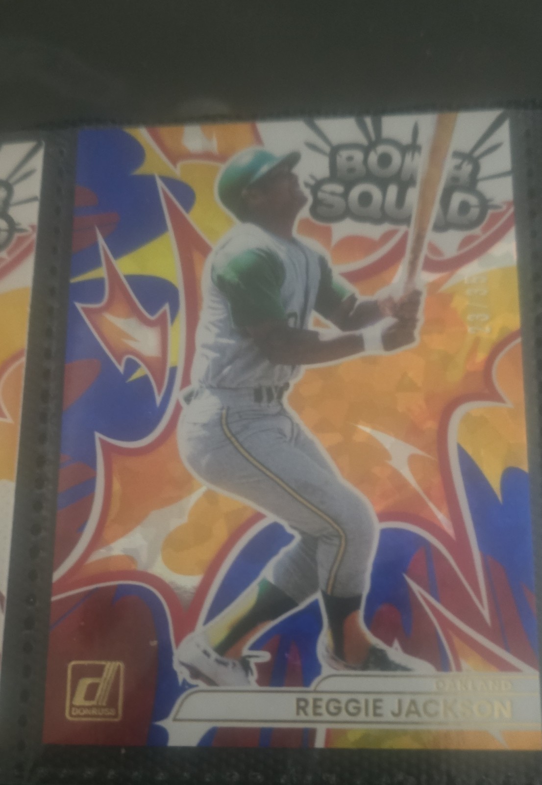 2026 Donruss Reggie Jackson Bomb Squad Purple Explosion #/15 SSP 🔥A’s🔥